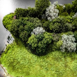 Le carreau Franc vu du ciel