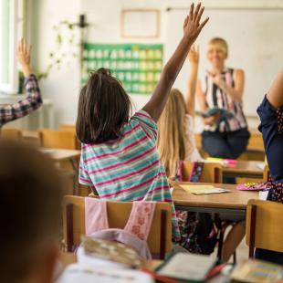 Une classe de collégiens