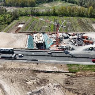 Travaux pour la Liaison routière de l'Est Francilien