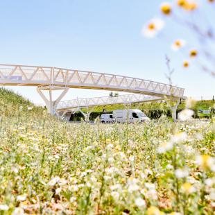 Passerelle Melun-Voisenon