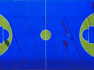 City-stade vu du ciel