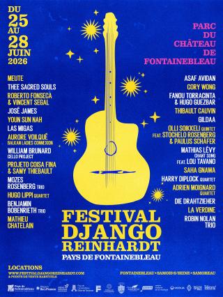 Affiche Festival Django Reinhardt 2026
