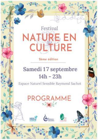 Affiche de la 2e édition du festival Nature en Culture