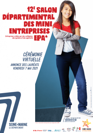 Affiche du 12e salon départemental des mini-entreprises