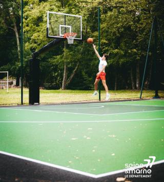 inauguration terrain basket Diant