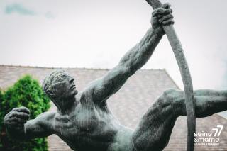 Statue "Héraklès archer" au musée-jardin Bourdelle
