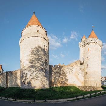 Vue extérieure du château de Blandy-les-Tours