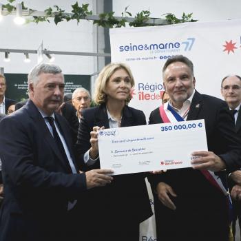 Remise de chèque pour un contrat rural