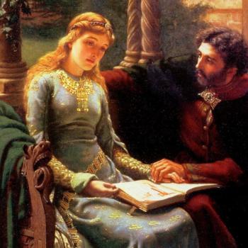 Tableau représentant Héloïse et Abélard