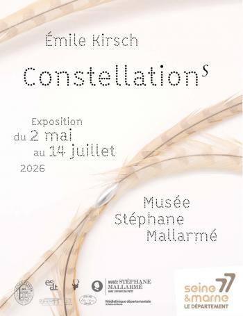 Affiche exposition Constellations musée Stéphane Mallarmé