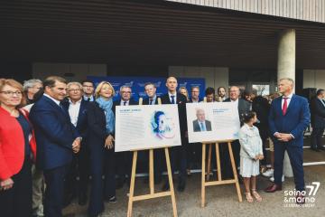 inauguration collège Jouy-le-Châtel