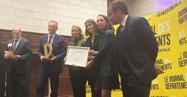 Remise du Trophée du D D'or au Département de Seine-et-Marne