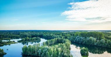 Le Marais d'Épisy vu du ciel