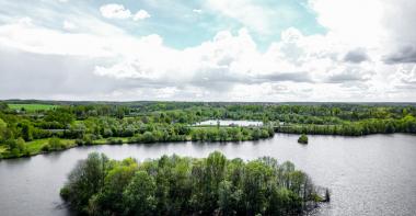 ENS du marais de Cercanceaux vu du ciel