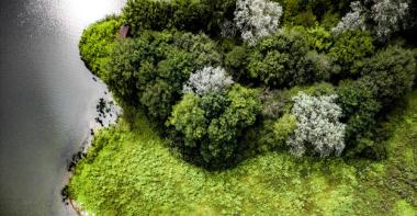 Le carreau Franc vu du ciel