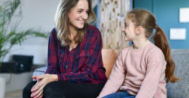 Une maman avec sa fille