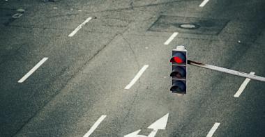feux tricolores et route