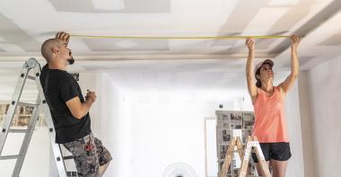 Des travaux de rénovation dans une maison