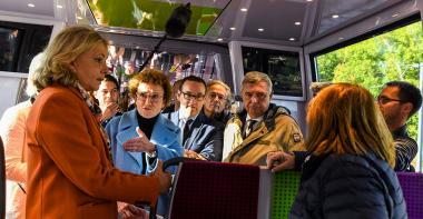 Inauguration du Francilien de la ligne P 