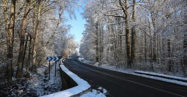 route déneigée en Seine-et-Marne en 2018