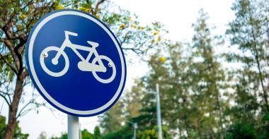 Panneau pour vélo