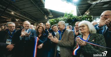 Inauguration du stand de la Seine-et-Marne