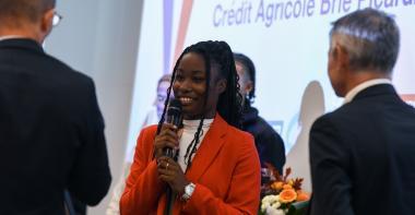 Thalya Sombe à la remise du Trophée Espoir 2022 