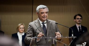 Jean-François Parigi prononce un discours