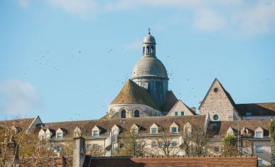 Vue des toits de la cité médiévale de Provins