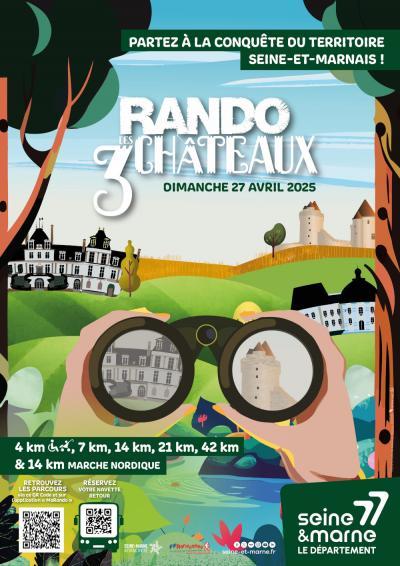 Affiche de la rando des 3 châteaux