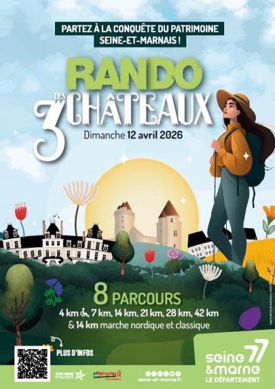 Affiche de la Rando des 3 châteaux 2026