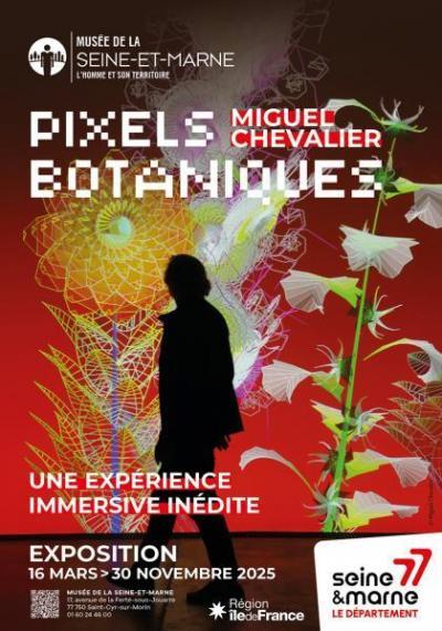 Affiche de l'exposition Pixels botaniques