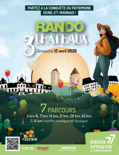 Affiche de la Rando des 3 châteaux 2026