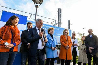 Inauguration du Francilien sur la ligne P