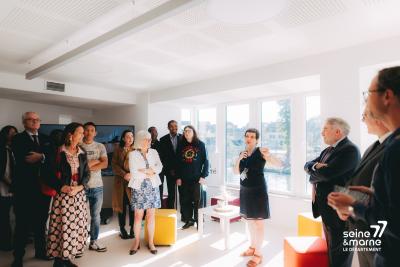 inauguration du campus connecté de Nemours