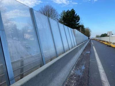 Mur anti-bruit à Lagny-sur-Marne