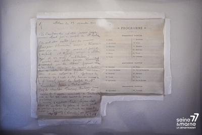 Lettre d'un ouvrier datant de 1905
