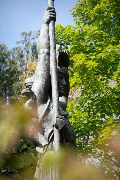 Sculpture au musée-jardin Bourdelle à Égreville