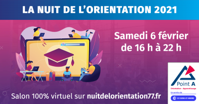 Affiche de la nuit de l'orientation 2021