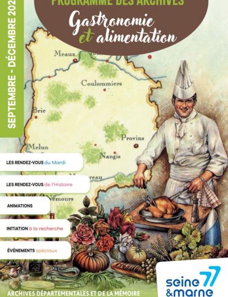 Couverture de la programmation des Archives départementales 
