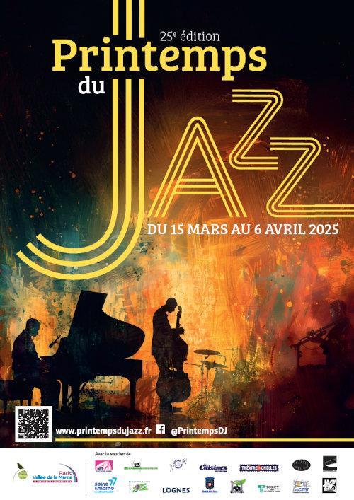 Affiche de la 25e édition du Printemps du jazz