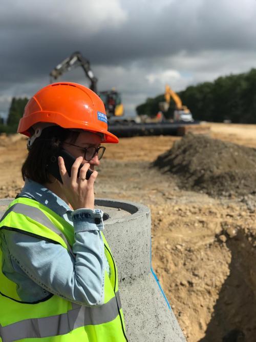 Angélique Soyer, contrôleuse de travaux à l'ARD de Meaux-Villenoy