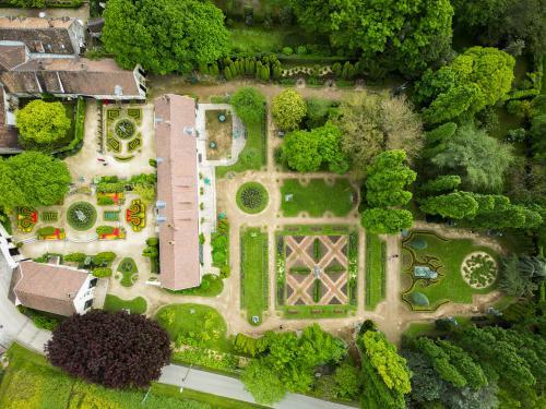 Vue aérienne du musée-jardin Bourdelle