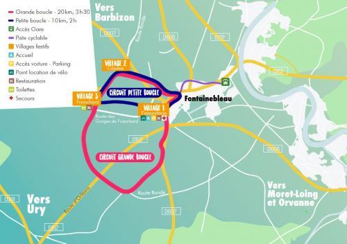 Parcours de la 10e édition de la Ronde à Vélo