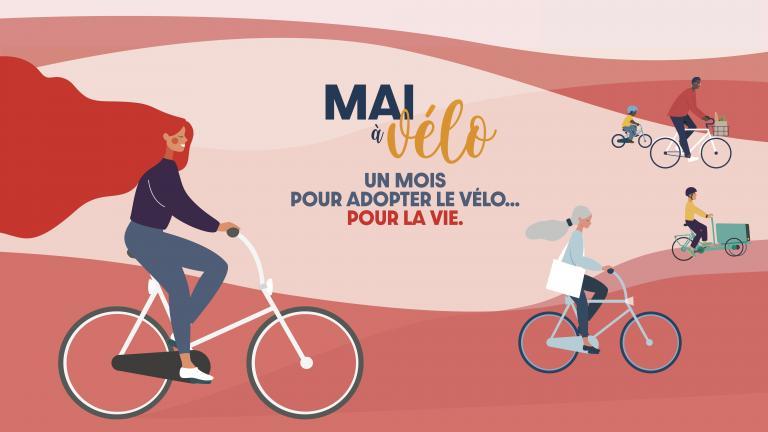 Affiche de l'évènement Mai à Vélo 2021