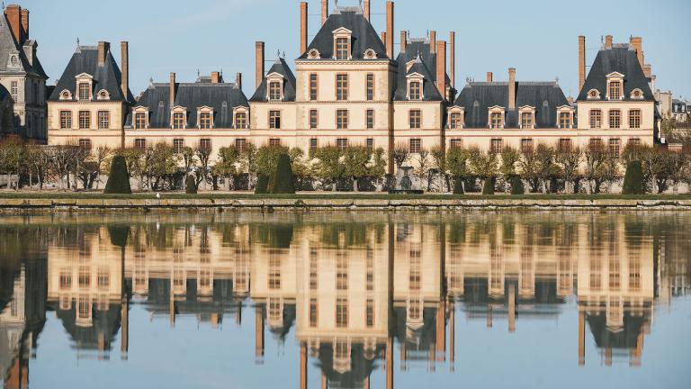 Façade du château de Fontainebleau