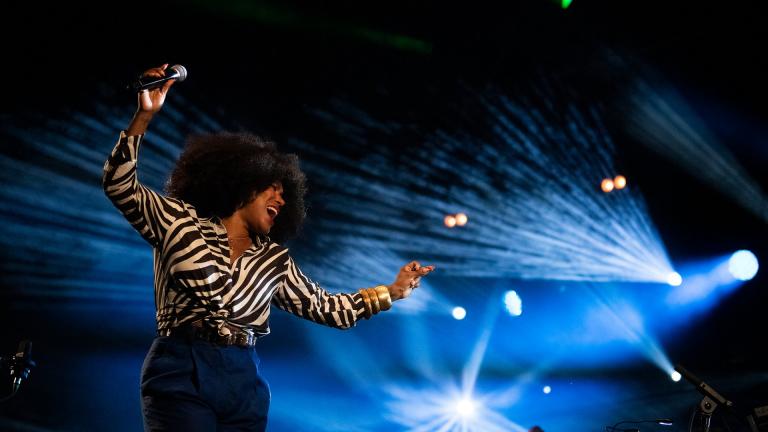 Chanteuse au Festival Django Reinhardt