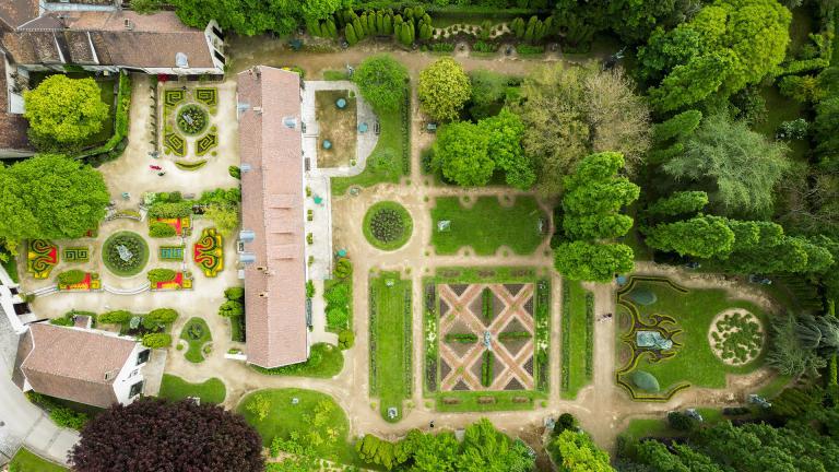 Vue aérienne du musée-jardin Bourdelle