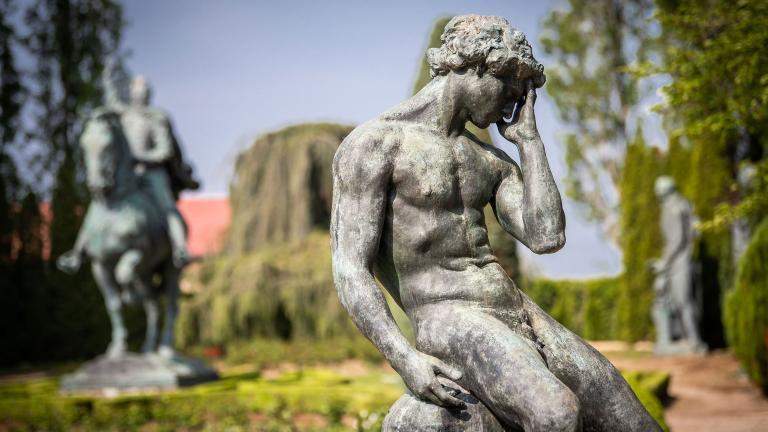 Sculpture d'Antoine Bourdelle au musée-jardin Bourdelle d'Égreville