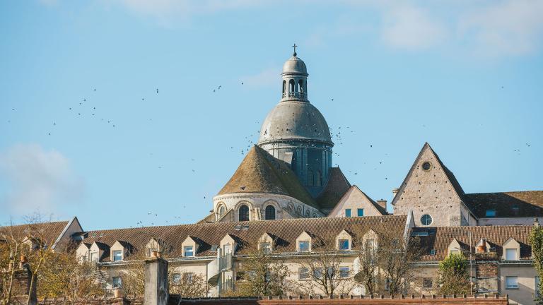 Vue des toits de la cité médiévale de Provins